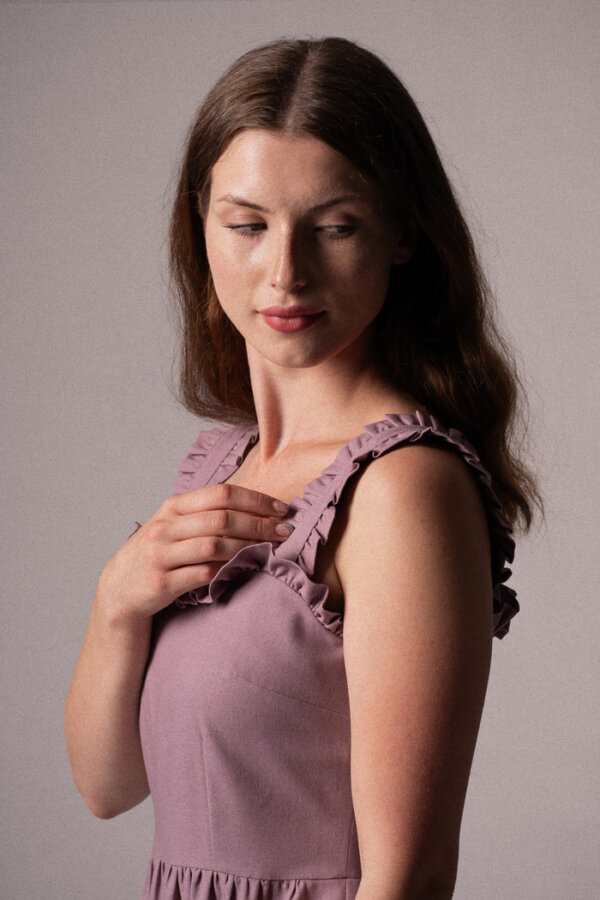 Patrinia Linen Lilac - Image 4